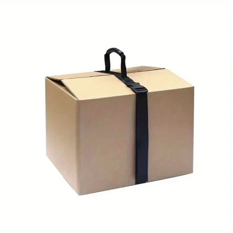 sangle de bagage réglable robuste avec poignée - sangle de déménagement et d'emballage antidérapante, sangle de transport adaptée aux voyages, au transport et à l'emballage