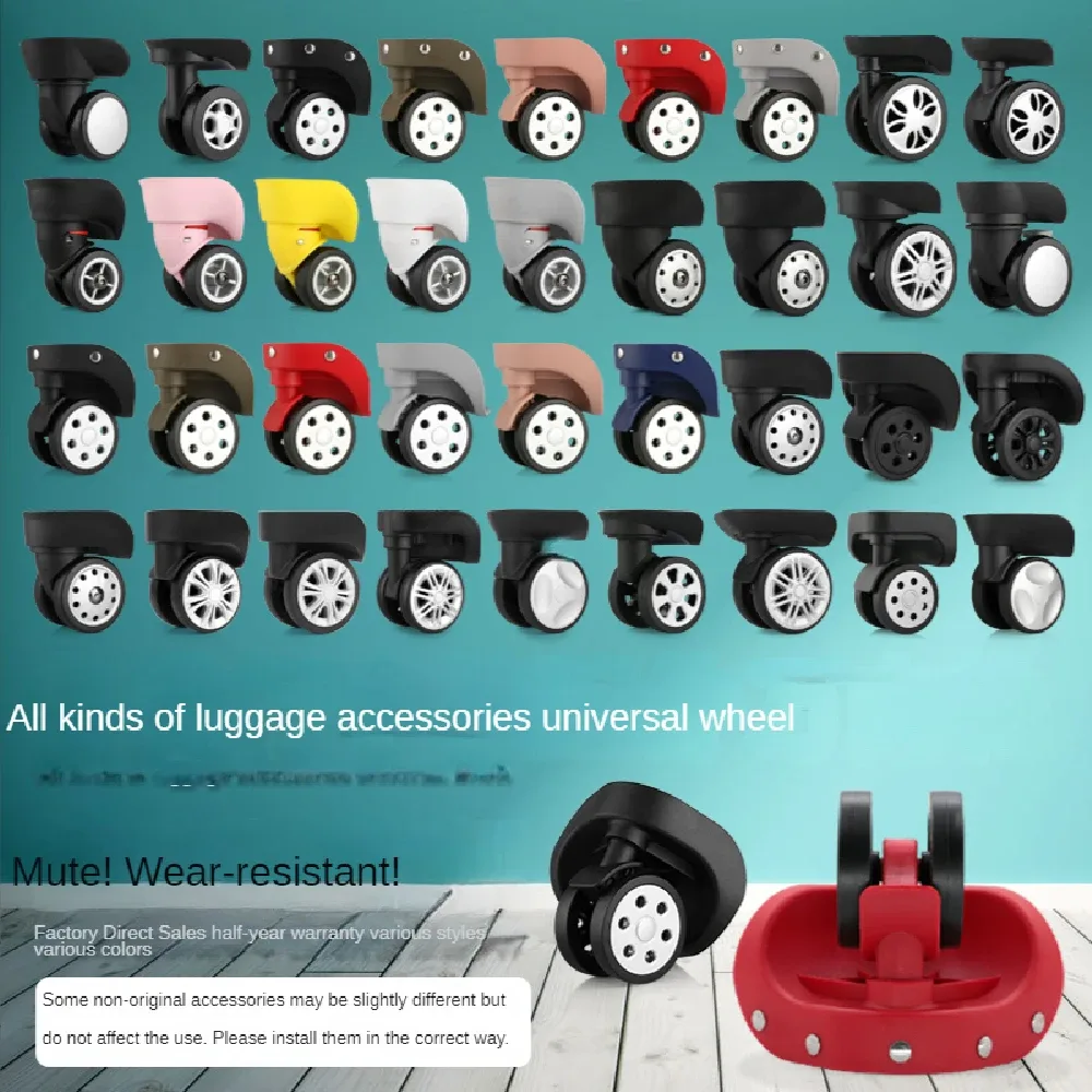 accessoires de roulettes de valise, roue universelle de réparation pour valise trolley polo, roue de valise en