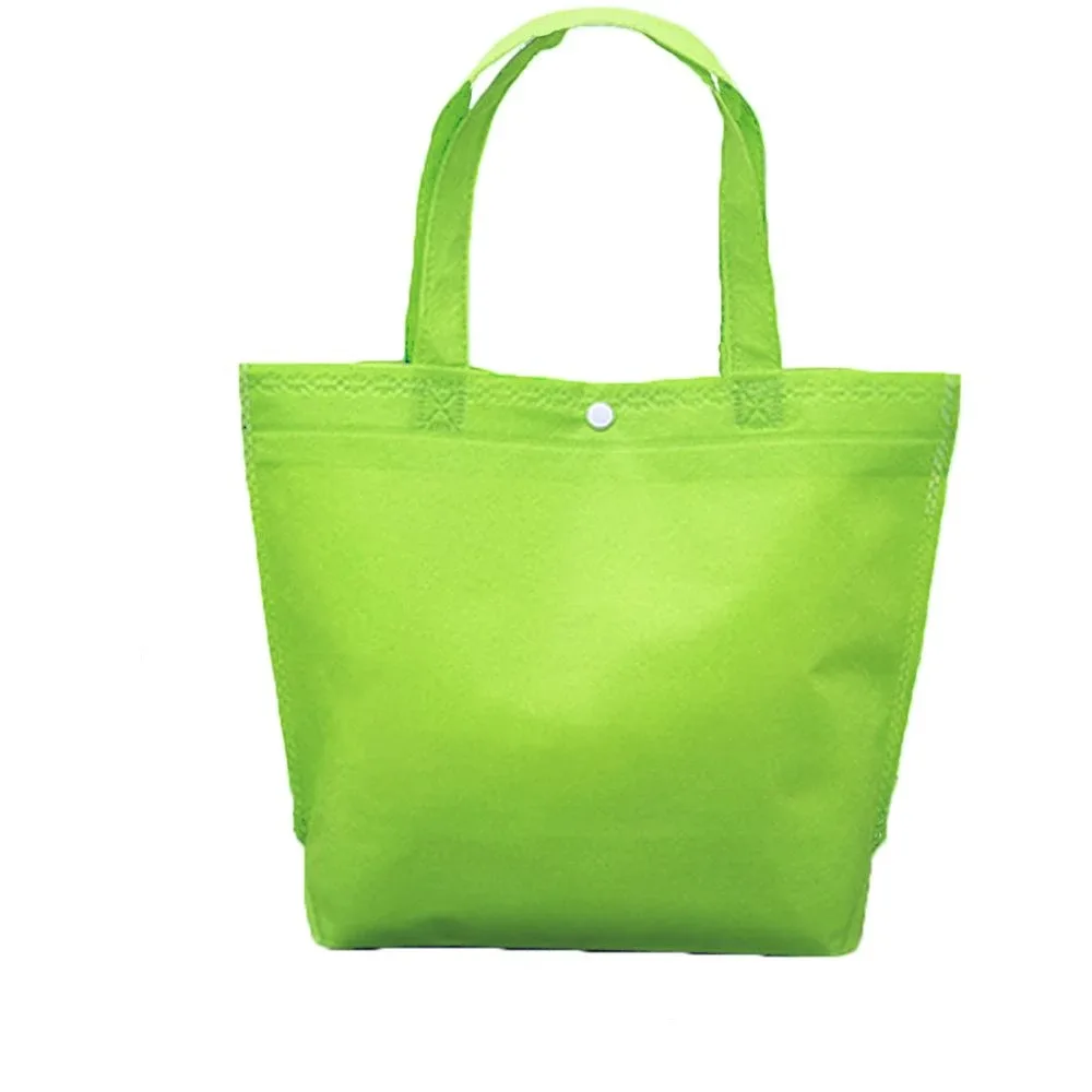 sac de courses pliable et réutilisable en toile non tissée, multi-couleurs, tendance, grande capacité, sac fourre-tout de rangement écologique