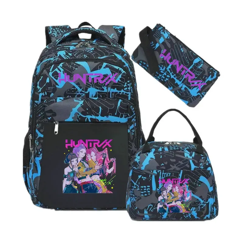 sacs d'école décontractés kpop demon hunter pour garçons et filles, sac à dos étanche de grande capacité pour ordinateur portable, sac à dos de voyage mochilas