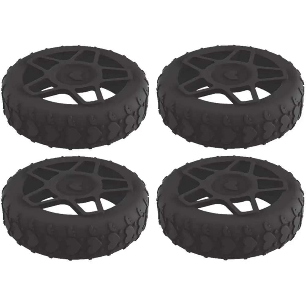 protecteur de roues de bagages en silicone, pièces de valise, essieux, protecteur de roues, réduit l'amortissement du bruit, boîte de chariot, roulettes, couverture 4/8 pièces
