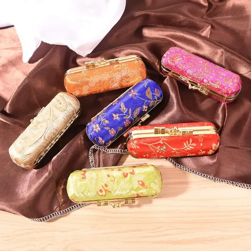 boîte de rangement pour rouge à lèvres avec miroir pour femme, étui unique, sacs cosmétiques, maquillage, 1 pièce