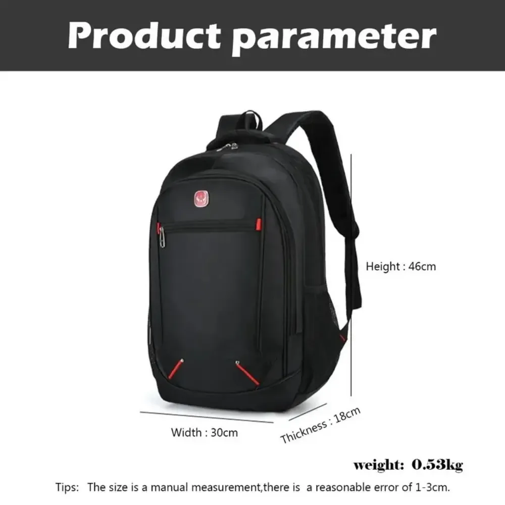 sac à dos d'école de grande capacité pour étudiant, sacoche décontractée, solide, pour documents, oxford, pour homme, multifonctionnel, simple, nouvelle collection