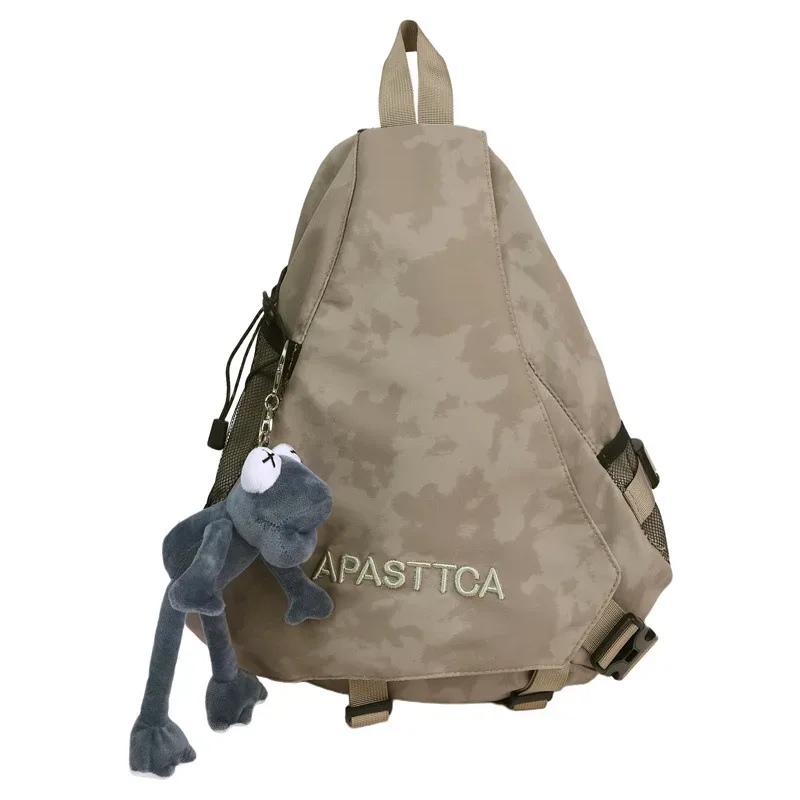 2025 broderie camouflage vintage moto poitrine sac hommes femmes voyage en plein air multifonction étanche une épaule sac à dos