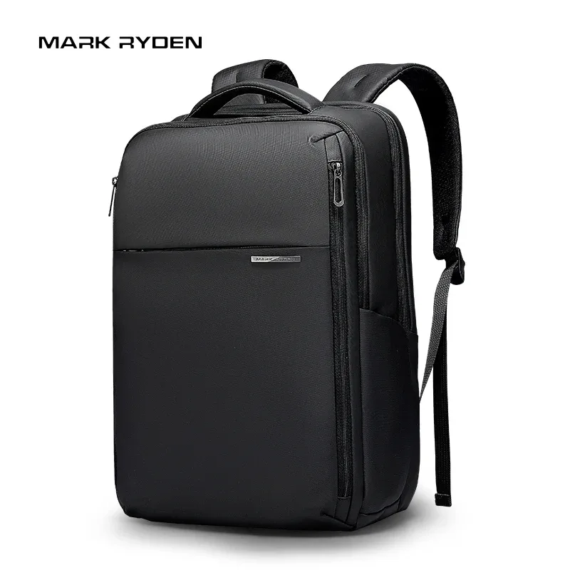 MARK RYDEN Sac à dos pour ordinateur portable d'affaires pour hommes, imperméable, Oxford, 15,6 pouces, sac à dos de voyage avec fermeture éclair YKK