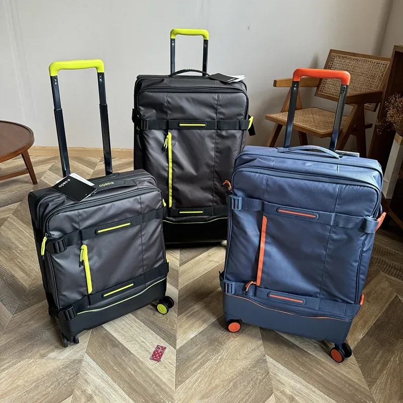 étui à poignée en tissu oxford silencieux ultra-léger, valise étanche à roue pivotante, étui de voyage vérifié de 28 pouces, tendance pour les hommes