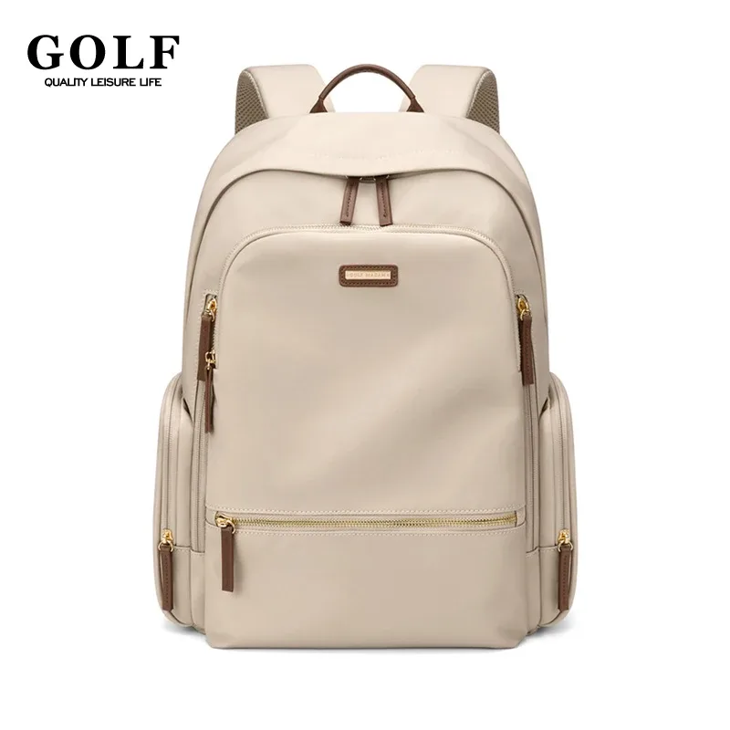 GOLF-Sac à dos pour ordinateur portable pour femme, sac à dos tendance pour ordinateur, sacs à dos de loisirs pour étudiants, sacs d'école pour femme, 15 po, 6 po