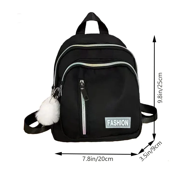 sac à dos double épaule pour hommes et femmes – sac à dos tendance, polyvalent, couleur unie, décontracté pour une utilisation en voyage