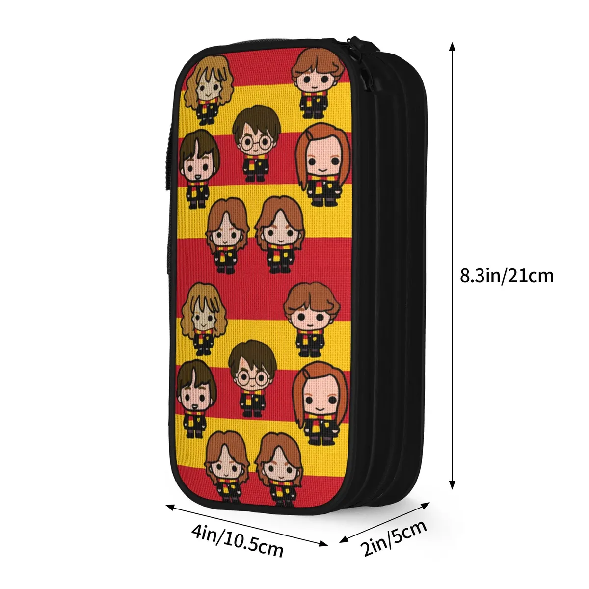 nouveaux étuis à crayons h-hp-p harrys potters, étui à crayons, porte-stylos pour fille et garçon, grands sacs de rangement, cadeaux de bureau, accessoires