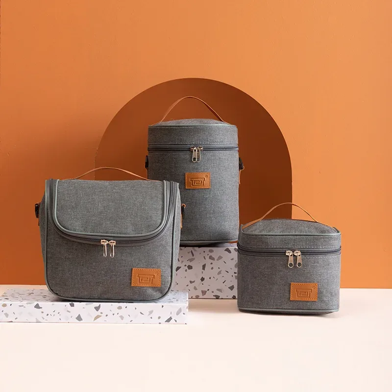 sac de pique-nique de camping, mini sac de glace, sac de rangement pour déjeuner, sac de rangement des aliments portable pour étudiants, panier de pique-nique thermique, boîte à glace