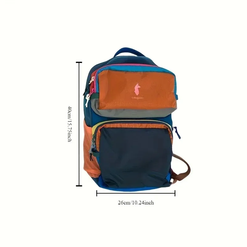 sac à dos alpaca multicolore, unisexe, léger, décontracté, sportif, pour affaires, randonnée, voyage, trajets quotidiens, montagne