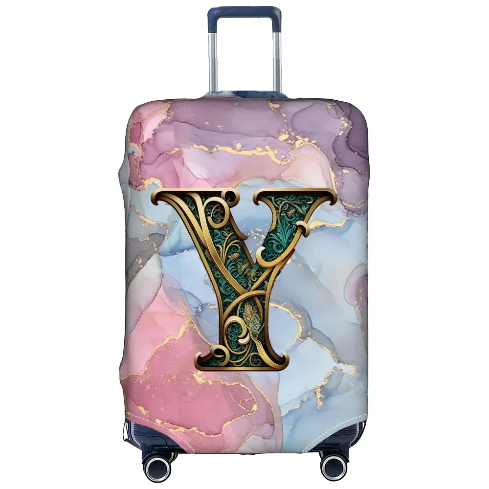 housse de protection élastique épaisse pour valise de voyage, pour valises de 18 à 28 pouces, série graphic lette