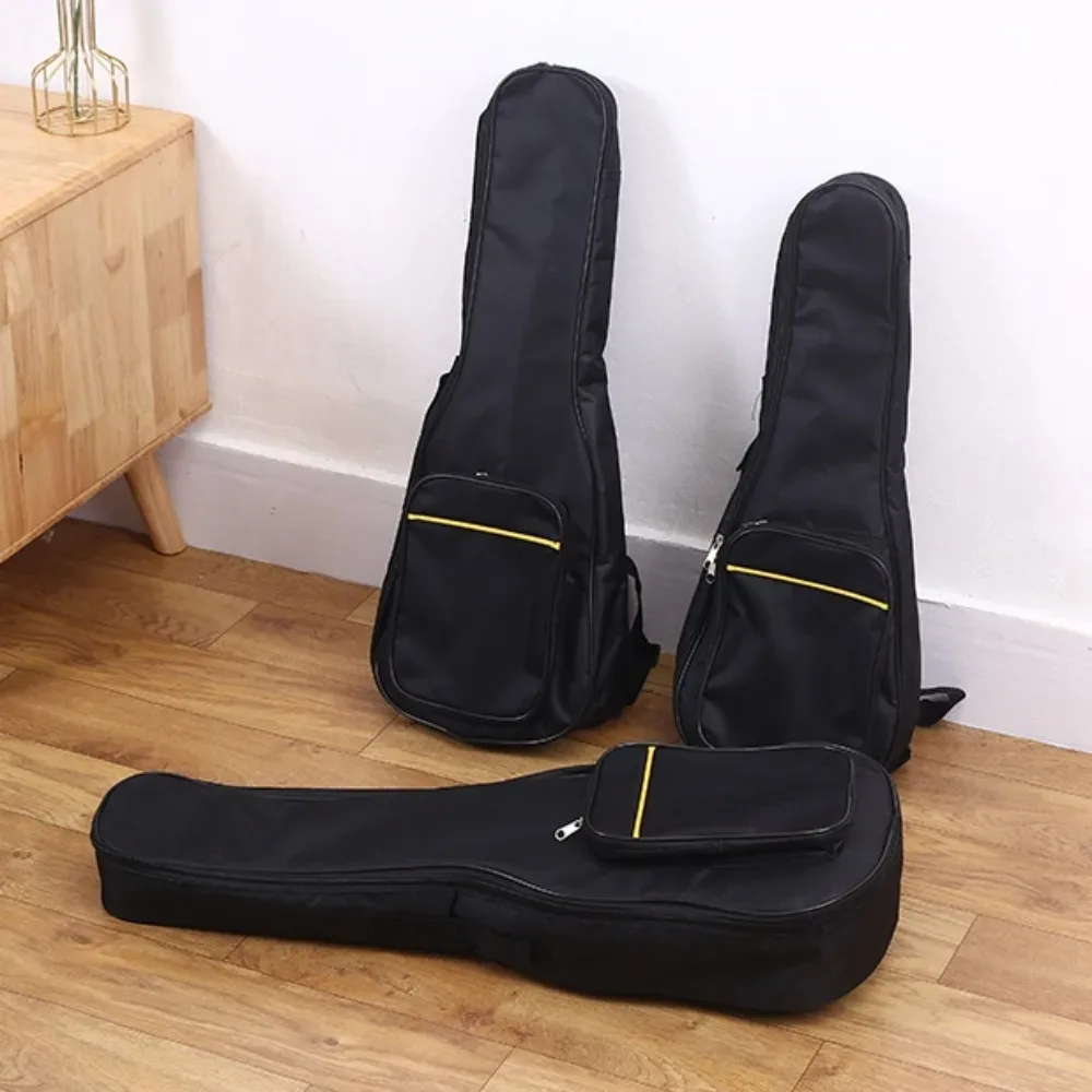 sac à dos pour ukulélé 21/23/26 pouces, double bretelles, mini sac de guitare rembourré en éponge, tissu oxford avec poignée, sac pour instruments