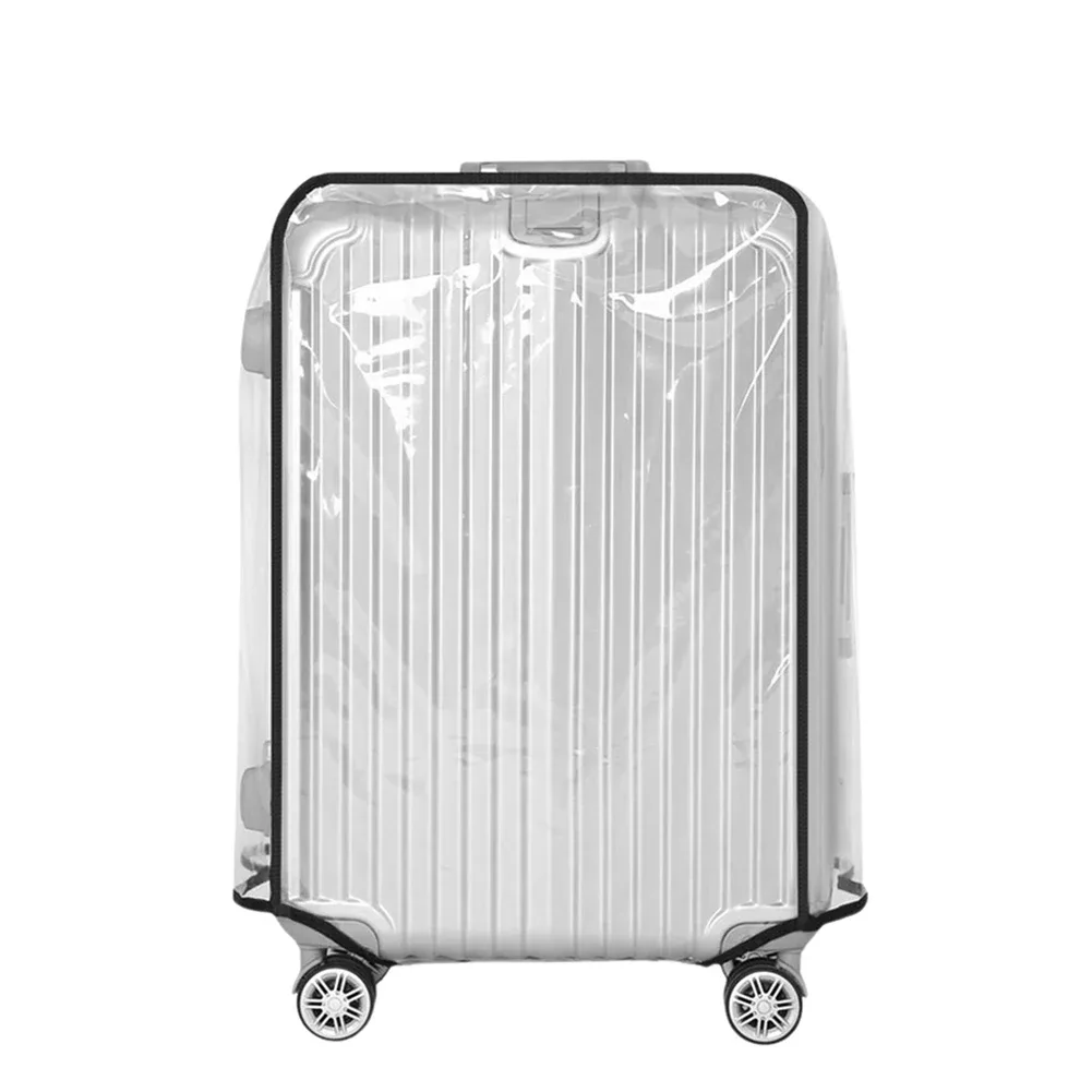 housse de protection transparente pour valise de 18 à 30 pouces, protection transparente pour bagages de voyage, accessoires de voyage en pvc imperméables pour valises à roulettes