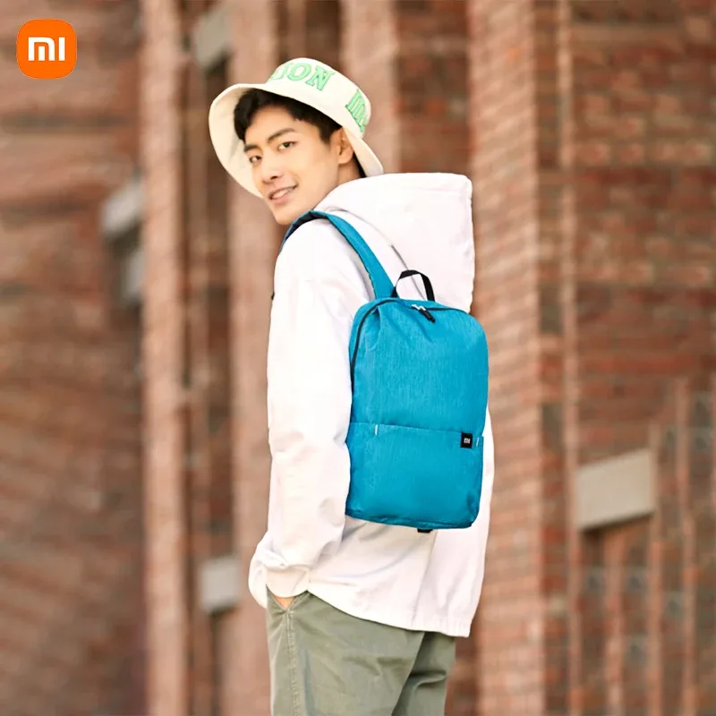 petit sac à dos coloré xiaomi, sac à bandoulière pour hommes et femmes, sac de sport portable ultra-léger et imperméable pour étudiants
