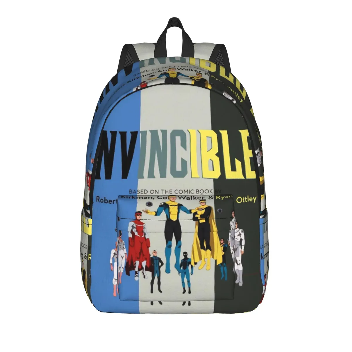 sac à dos invincibles comic pour hommes et femmes, sac à bandoulière pour ordinateur portable, durable, à la mode, pour lycée, randonnée, voyage