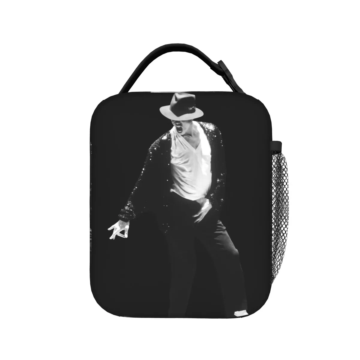 mj king of pop smooth criminal sac isotherme pour le déjeuner, sac isotherme, boîte à lunch, sac fourre-tout pour hommes et femmes, plage, extérieur