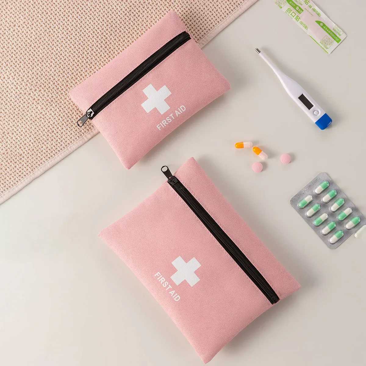 Sac à médicaments Portable de grande capacité pour hommes et femmes, fourre-tout d'extérieur, petit voyage, fournitures médicales, outils, pochette de rangement, sac à capsules