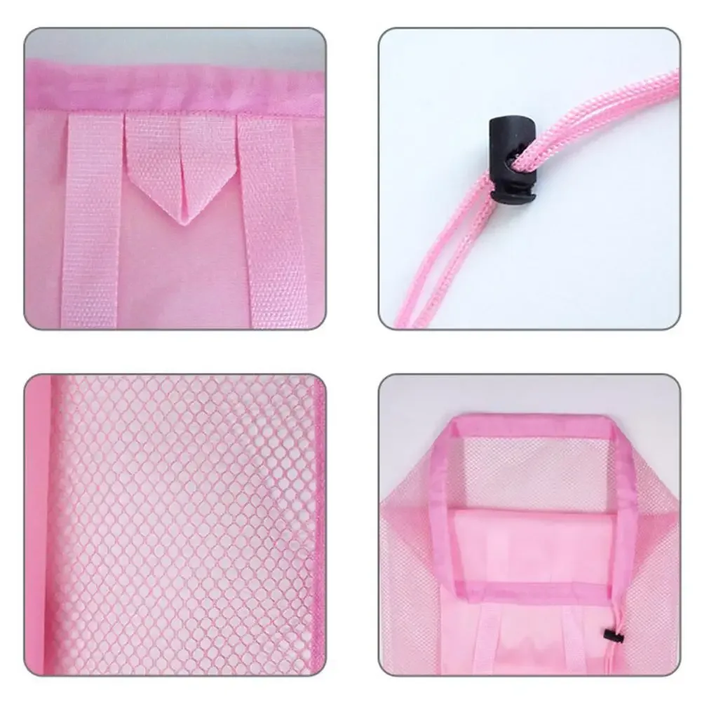 sac de rangement pour la plage, sac à dos de voyage multifonctionnel en filet de grande capacité, sac de rangement pour jouets et articles divers