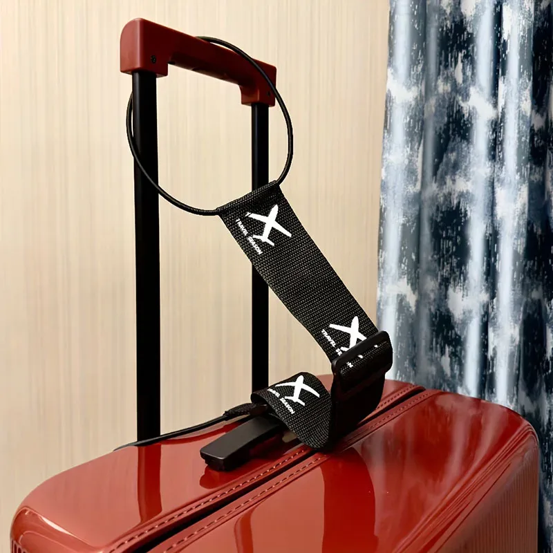 sangle de fixation résistante à l'usure, corde élastique pour bagages, ceinture de fixation imprimée motif avion, ceinture de fixation pour valise