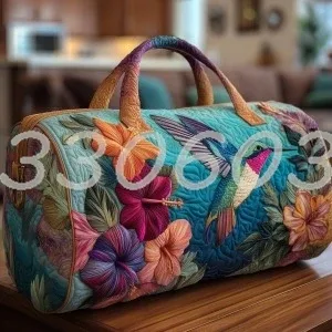  sac de voyage matelassé vintage 3d à motif animalier pour femmes et hommes, sac fourre-tout de week-end 2026 pour l'extérieur