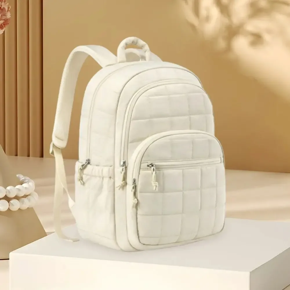 sac à dos de voyage créatif, tendance, imperméable, pour étudiants, couleur unie, bretelles réglables, sac à dos pour étudiants du collège