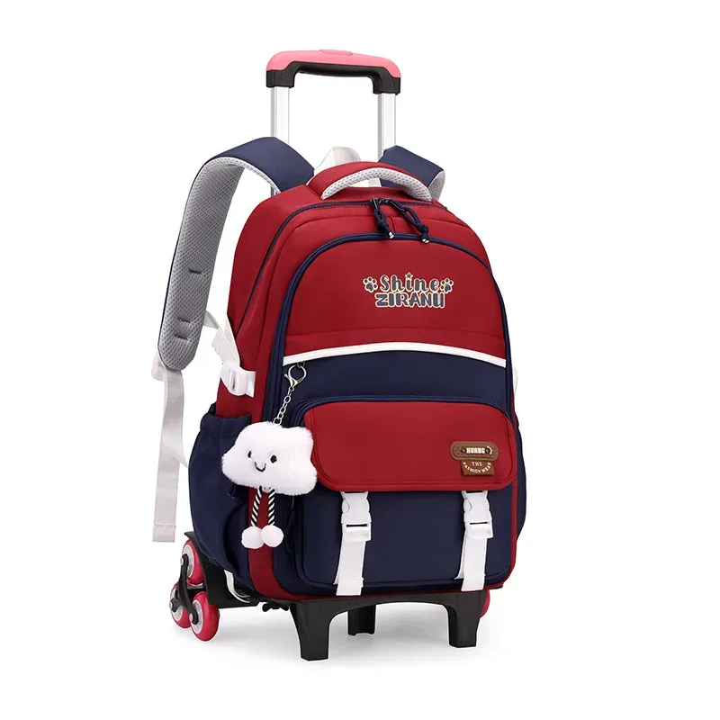 sacs à dos d'école pour enfants sacs d'école pour filles sac à roulettes avec roues sac d'école étanche sac à dos à roulettes pour étudiant