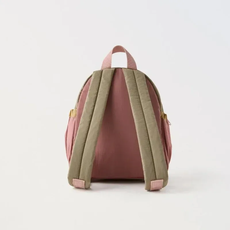 nouveau sac d'école pour enfants brodé petite pomme à la mode léger maternelle sac à dos à la mode