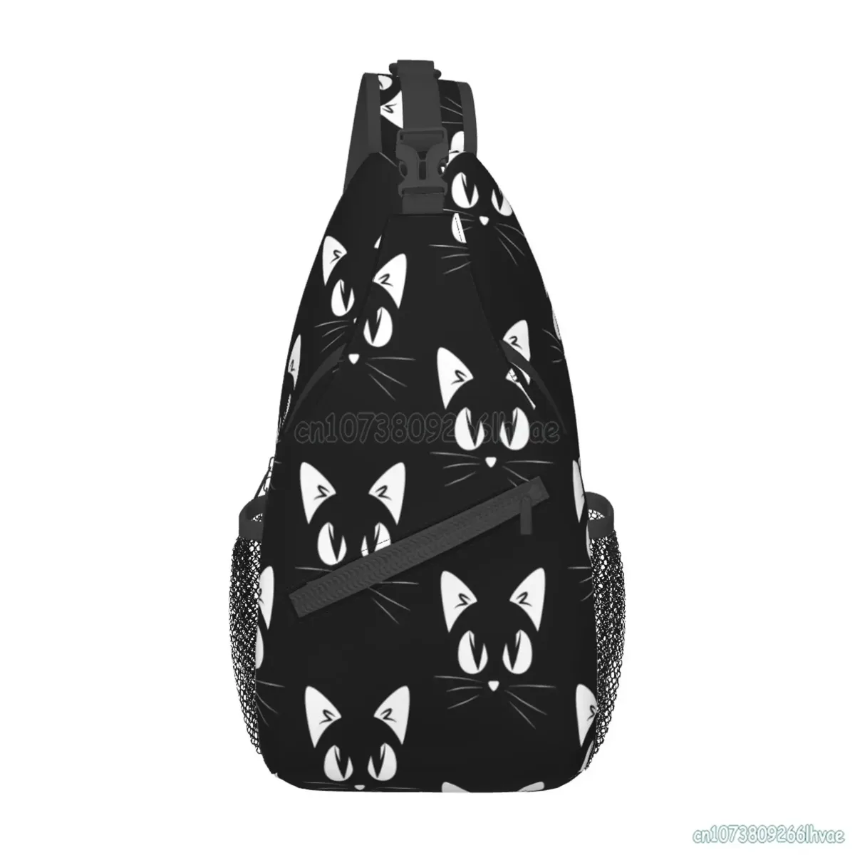 personnalisé mignon dessin animé anime sac à bandoulière unisexe poitrine sac à dos sac à bandoulière voyage randonnée sport décontracté escalade coureurs sac à dos