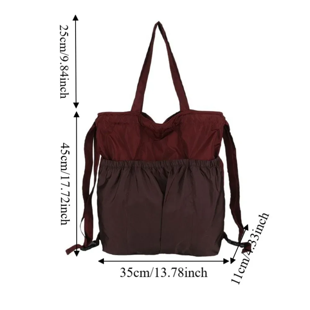 sac à dos pliable de grande capacité, sac de voyage réutilisable et étanche avec cordon de serrage, poignée confortable, sac à bandoulière écologique pour le shopping