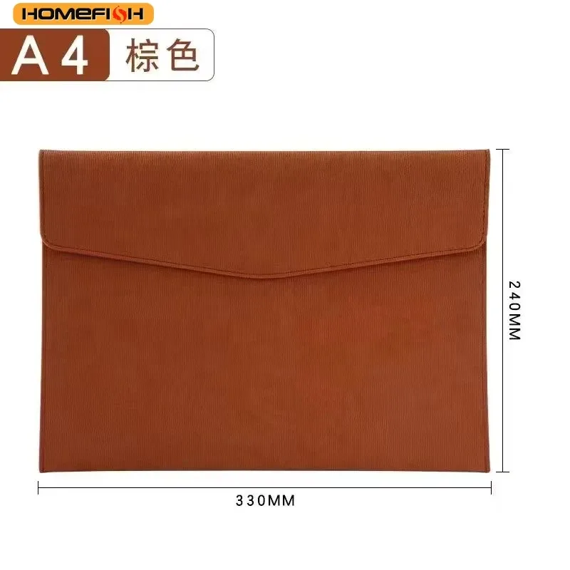 sac de rangement pour documents a4 imperméable homefish, pochette à fermeture magnétique grande capacité pour usage professionnel au bureau