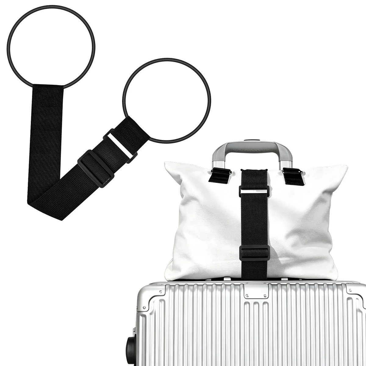sangle de bagage élastique réglable, sangle de transport, sangle de bagage élastique, ceinture de valise, sangles de sécurité pour bagages de voyage