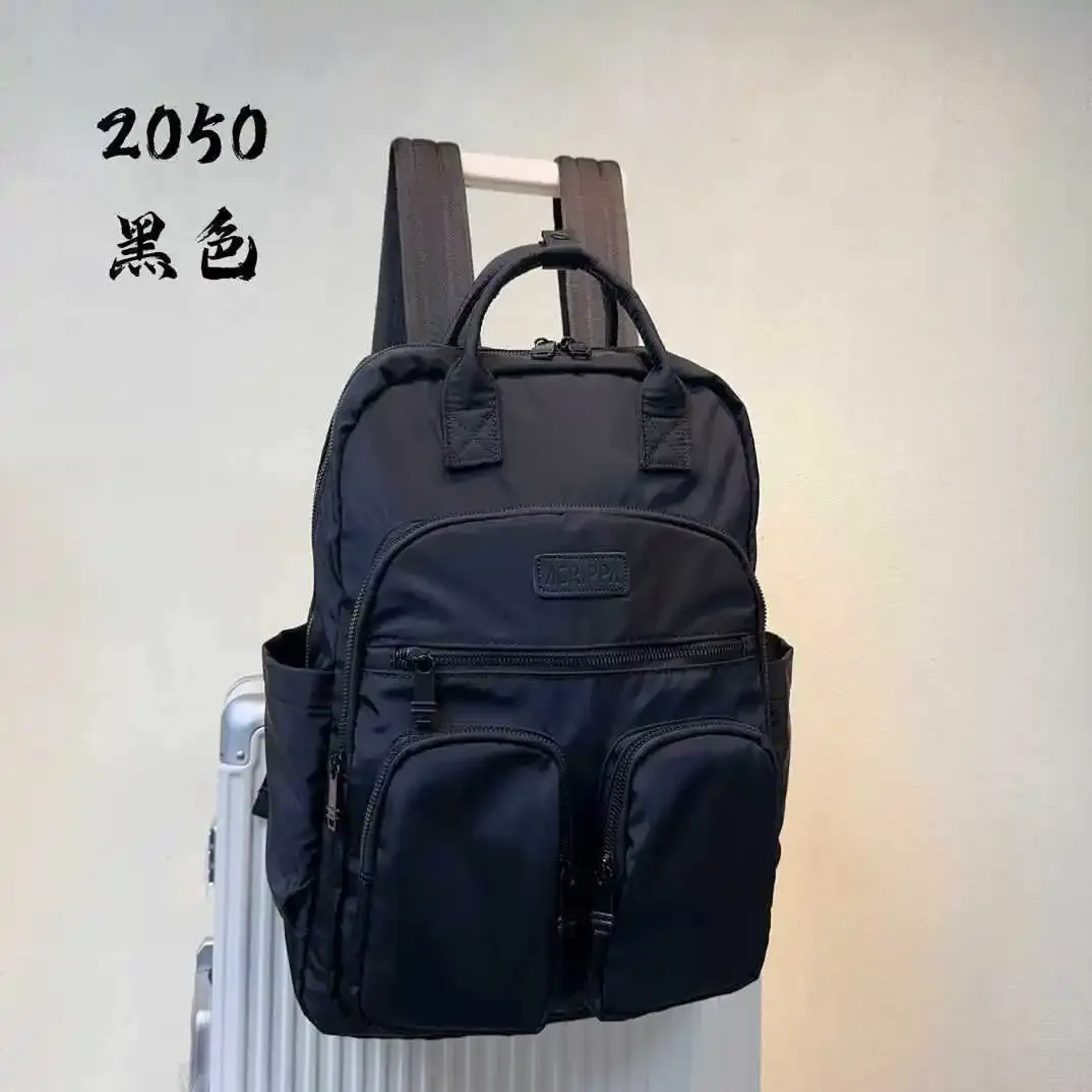 sac à dos en nylon de grande capacité, sac à dos de voyage multi-compartiments avec poignée pour les trajets quotidiens, l'école et les activités de plein air