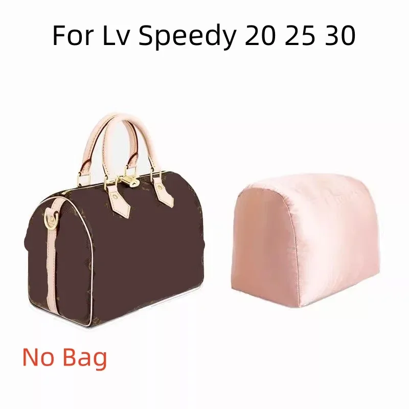 Doublure de Support de sac en tissu de soie Pure faite à la main, pour LV Speedy Nano 25 30 35, sac à main Anti-déformation, organisateur de sac d'effondrement