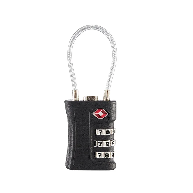 tsa – serrure à combinaison à 3 chiffres, nouvel outil de sécurité antivol, mot de passe personnalisé, cadenas pour valise, bagages, serrure codée pour voyage
