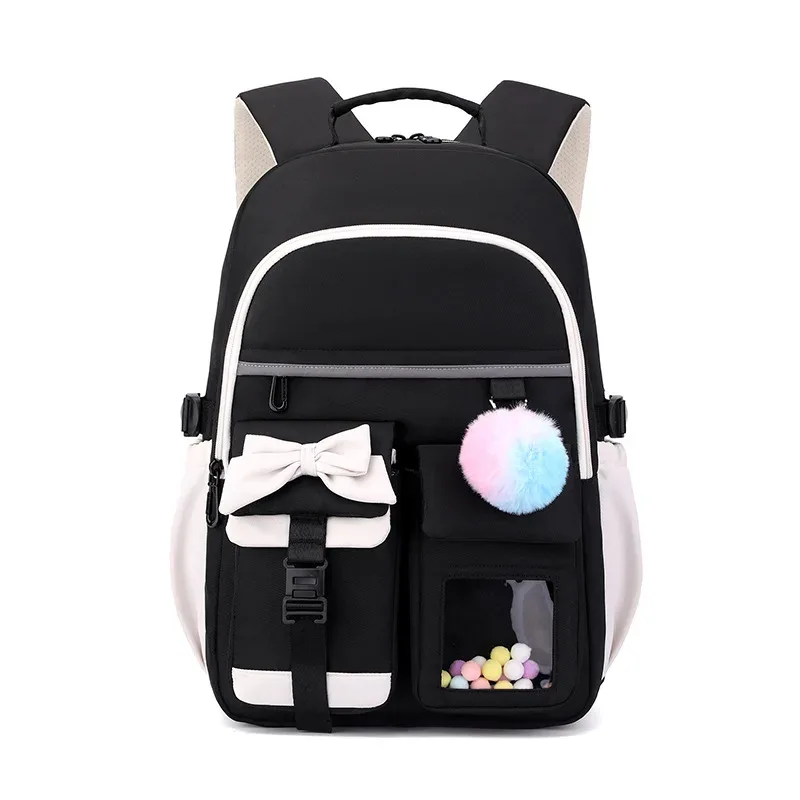 ensemble de 3 sacs à dos pour écolières, sac à déjeuner, trousse à crayons, sacs d'école pour filles adolescentes, sacs de voyage pour livres