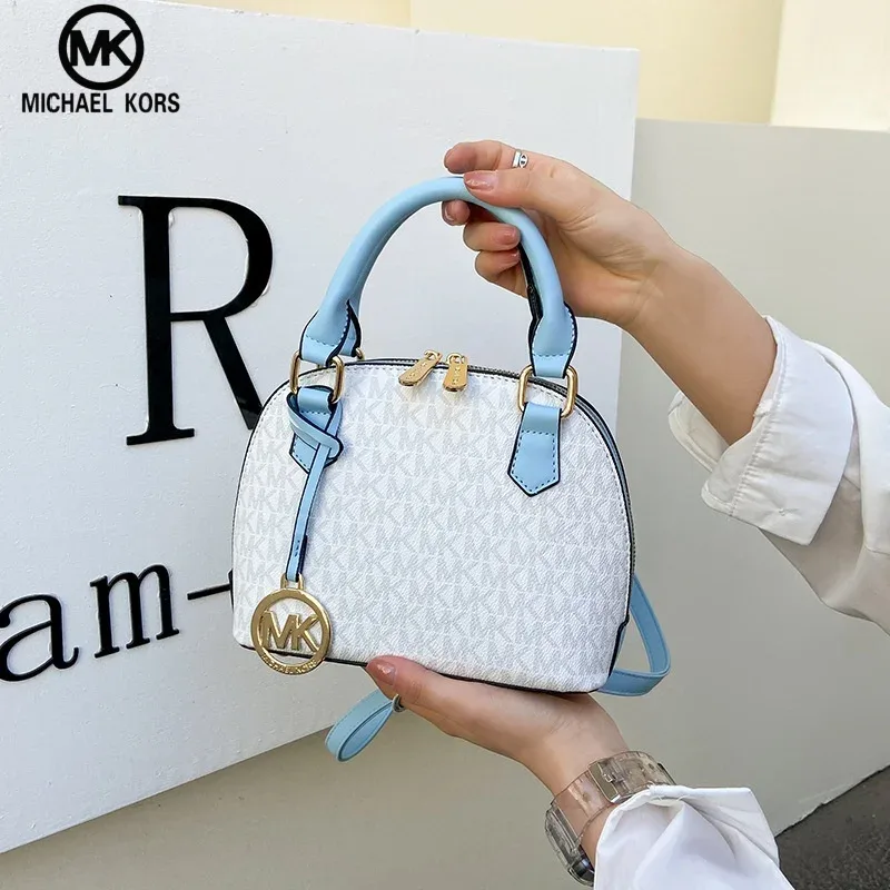 sac à main texturé de luxe michael kors pour femmes, sac à bandoulière élégant, sac à main léger et décontracté, sac bandoulière de couleur bonbon mk.