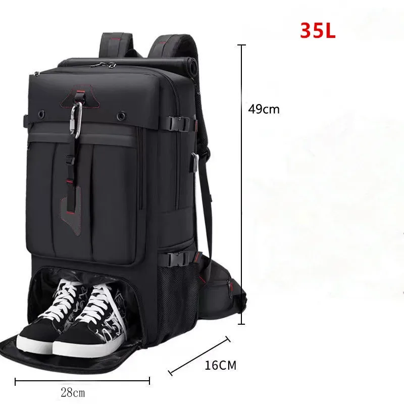 sac à dos de voyage de grande capacité 50l 70l, bagages, entraînement sportif, fitness, chaussures indépendantes, sac de rangement, sacs pour ordinateur portable