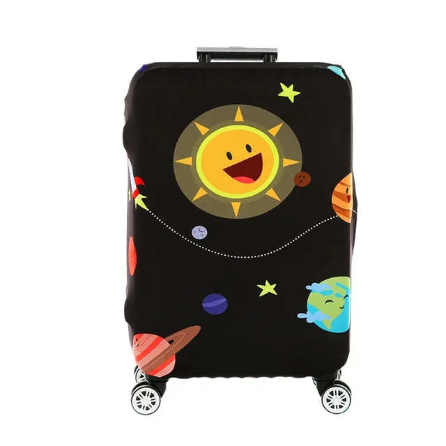 juste de protection élastique pour valise de voyage, housse anti-poussière pour bagages, accessoires de voyage de l'unicef, 18 en effet-32