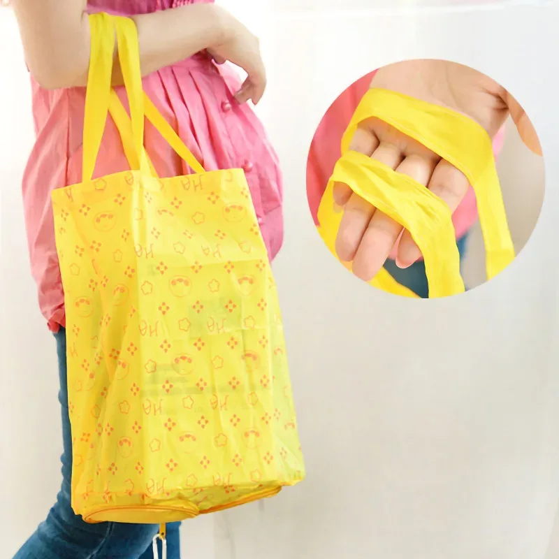 nouveau dessin animé animal pliable shopping fourre-tout réutilisable eco sac panda grenouille cochon ours sacs à provisions imperméables sacs de rangement
