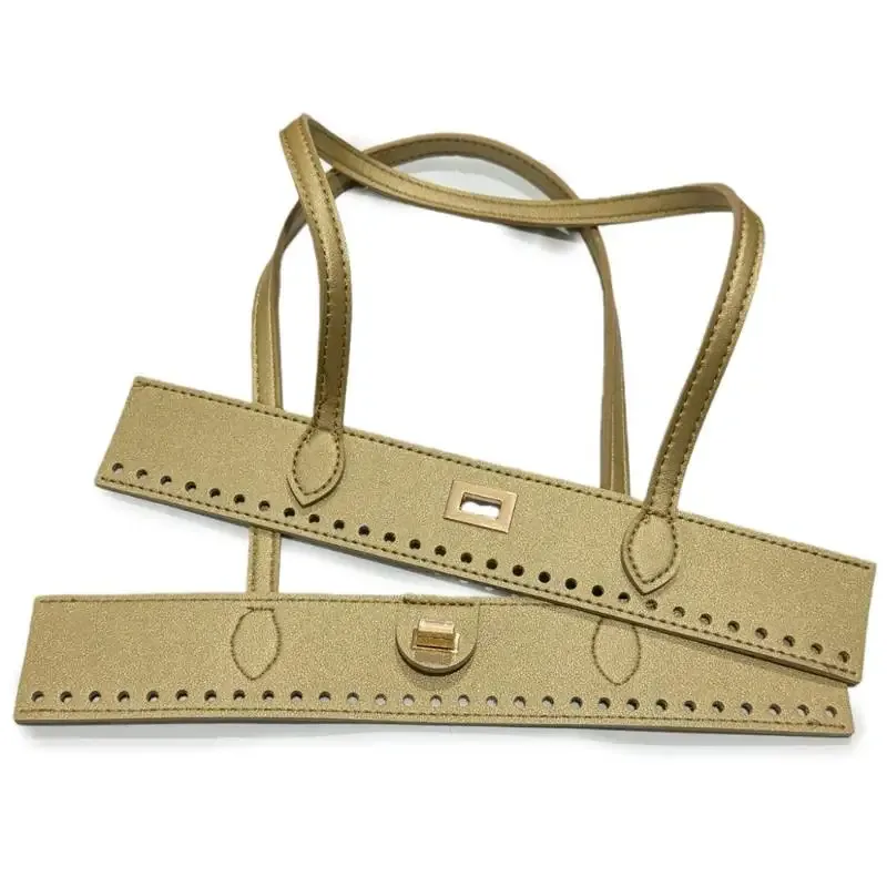 poignée de remplacement en pu tressé pour accessoires de fabrication de sacs à main diy, poignée robuste pour projets de sacs fourre-tout
