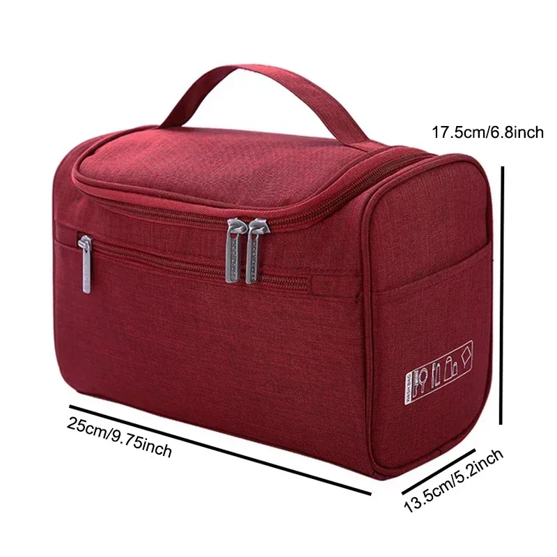sac à cosmétiques étanche à crochet pour femmes, organisateur de voyage, trousse de maquillage pour hommes, trousse de maquillage, pochette de toilette de salle de bain, nécessaire de lavage
