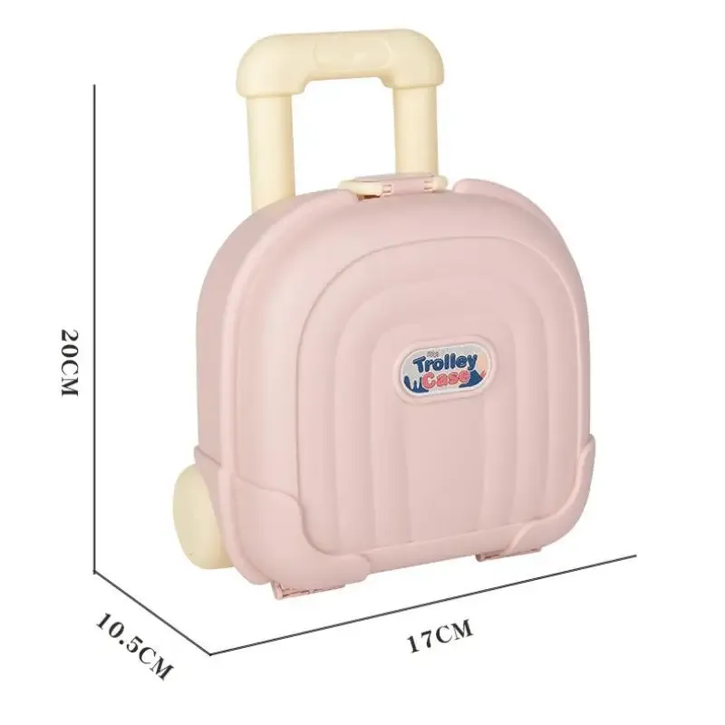 mini valise à roulettes mignonne pour enfants, coque épaisse durable, grande capacité pour le voyage des enfants, le rangement des jouets, des collations et des articles quotidien