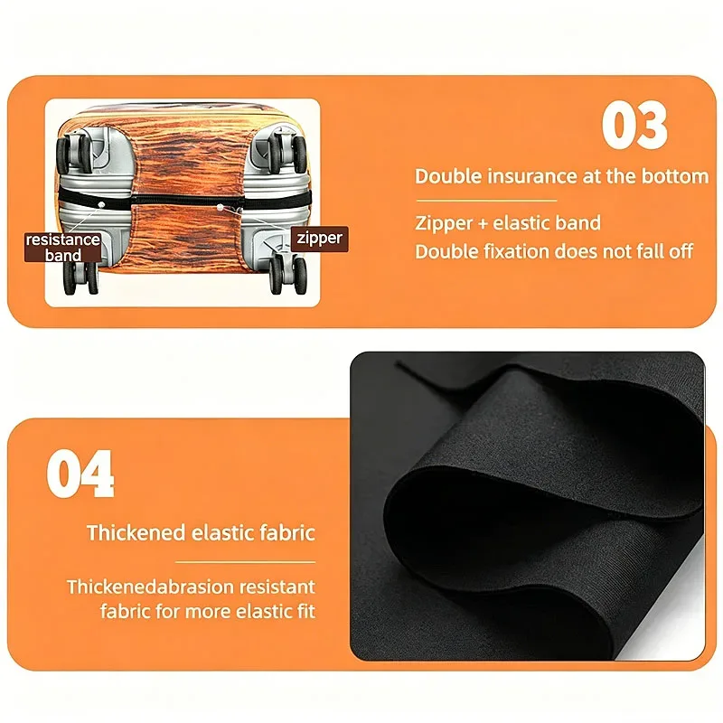 nouvelle housse de protection élastique pour valises de voyage, housse de protection pour bagages de 18 à 32 pouces, accessoires de voyage xlxbht01