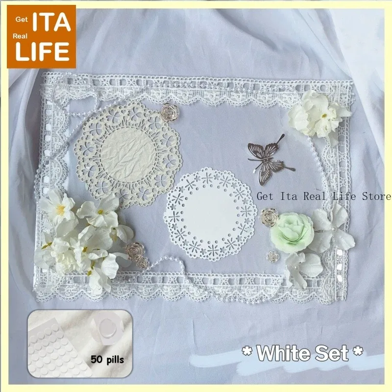 kits de décoration pour sac ita avec rosettes rouges, accessoires pour sac ita pour femmes, style japonais, ensemble de fleurs pour sac à dos ita anime pour filles h337