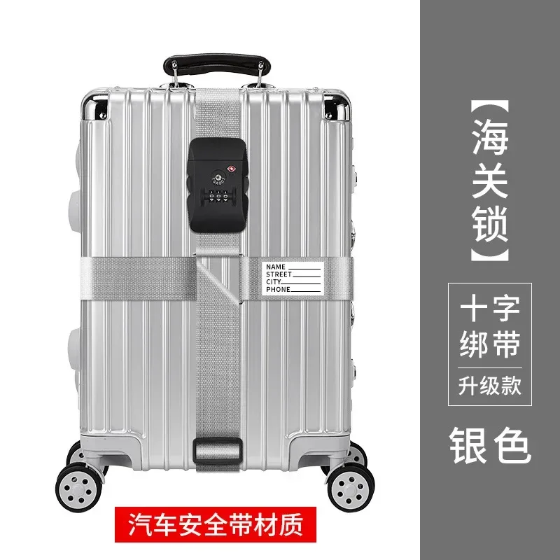tsa-sangle de bagage de voyage réglable avec verrouillage par mot de passe, ceinture d'emballage, verrouillage sécurisé des bagages, antivol