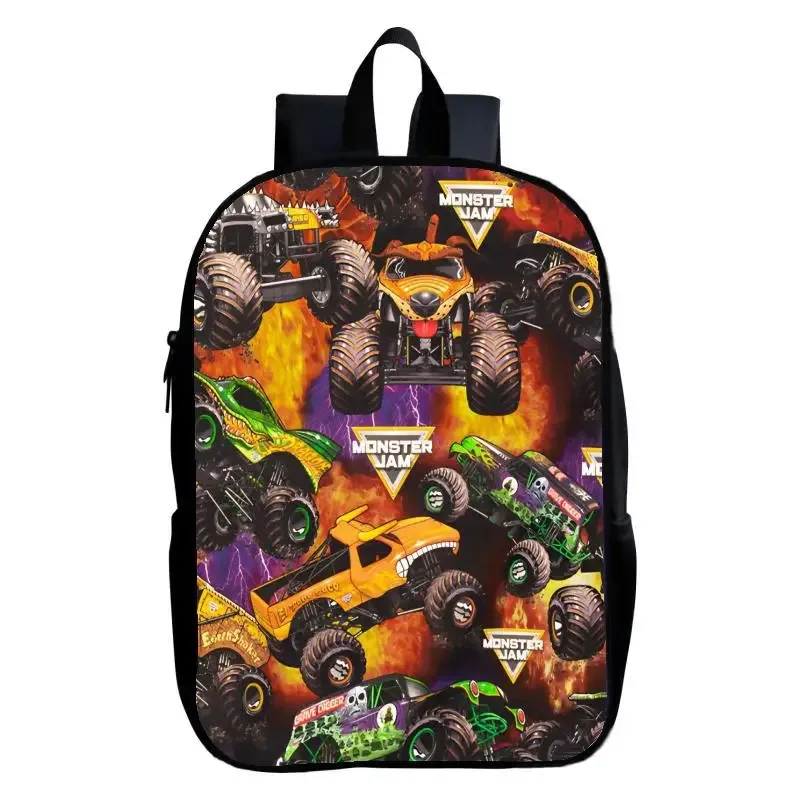 monster jam, monster truck, sac à dos pour enfants, sac à dos d'école primaire, sacs à dos de maternelle