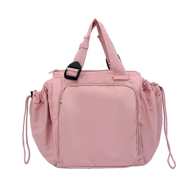 sac à dos imperméable résistant à l'usure, avec poches latérales à cordon de serrage, compartiment de rangement, sac d'extérieur