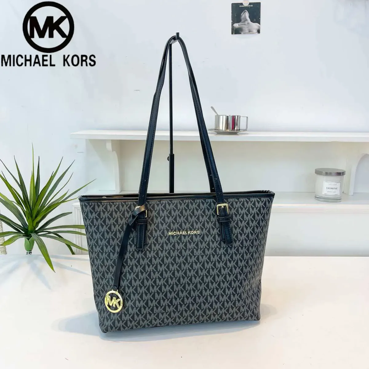 michael kors ole jet set 2026 nouveau sac à main de luxe décontracté grande capacité pour femme mk sac fourre-tout à lettres