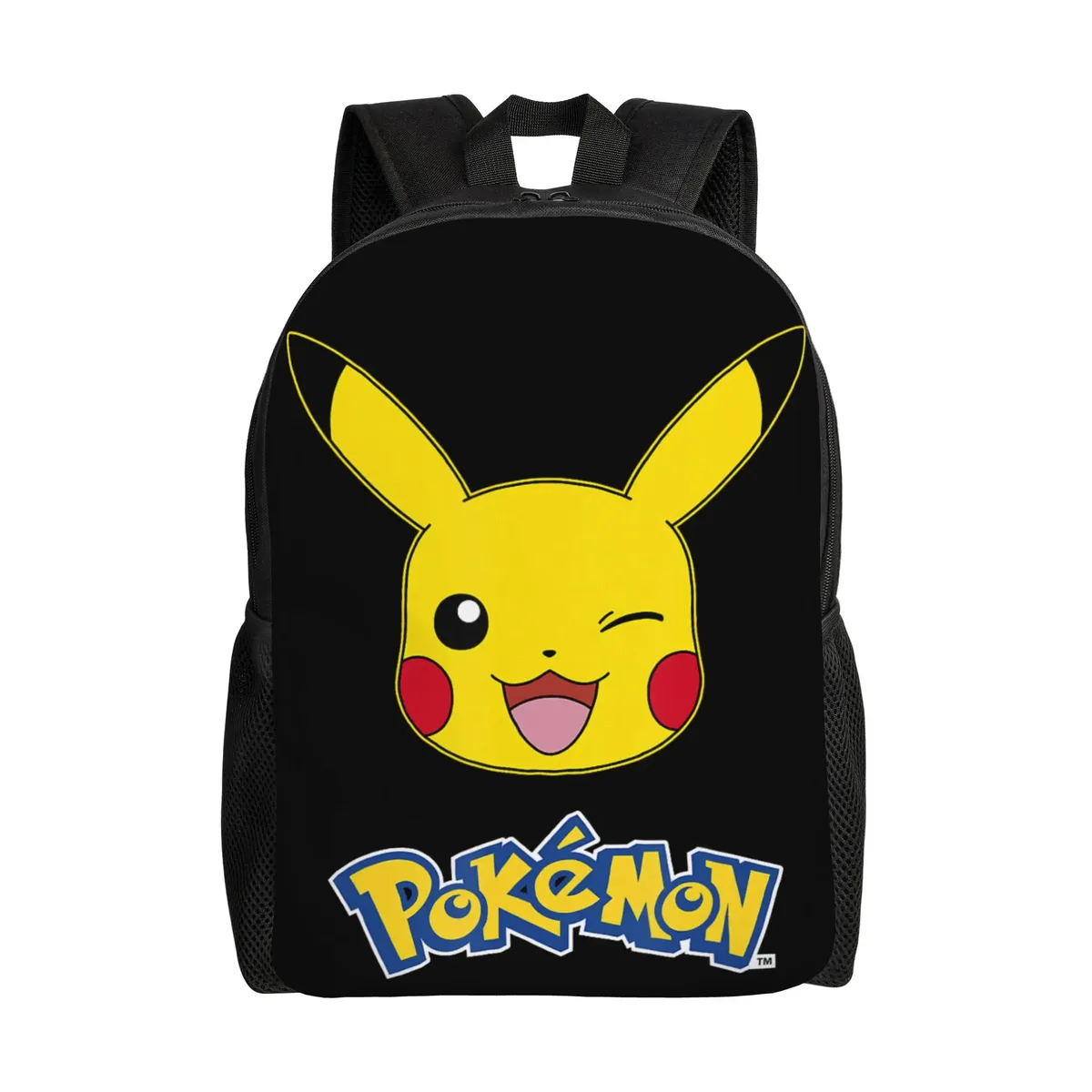 sacs à dos pokemon pikachu cracks a joke laughing daypack mochila campus sac à dos rétro lavable